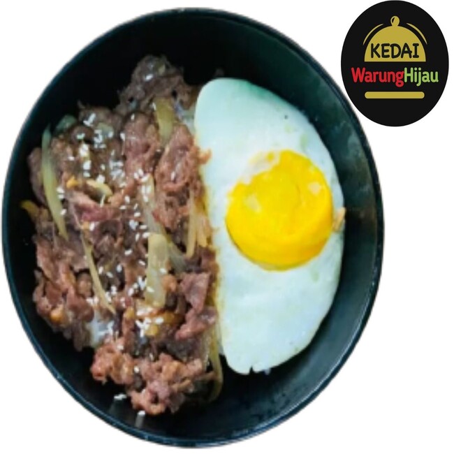 Nasi Beef Yakiniku + Telur Rp 31.000